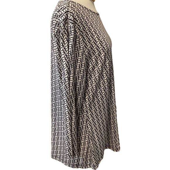 Liz Claiborne 3/4 sleeves Blouse Top Abstract Print XL - Picture 5 of 11